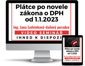 DPH novela od 1.1.2023 školení pro účetní