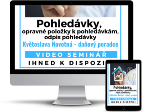 Pohledávky, opravné položky k pohledávkám, odpis pohledávky