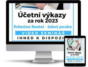 Účetní výkazy za rok 2023 - školení pro účetní