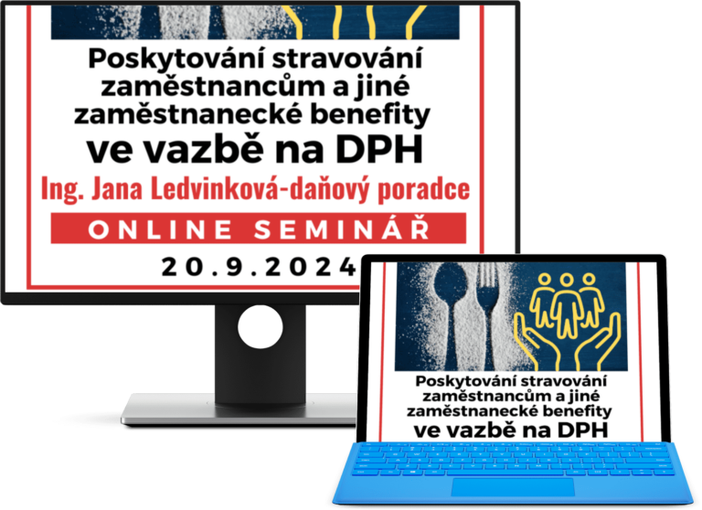 Poskytování stravování zaměstnancům a jiné zaměstnanecké benefity ve vazbě na DPH - školení pro účetní