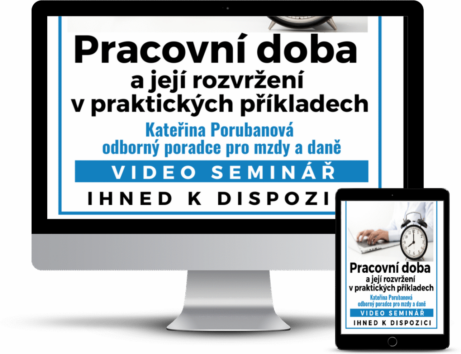 Pracovní doba a její rozvržení v praktických příkladech - školení pro účetní od AZ-DIALOG