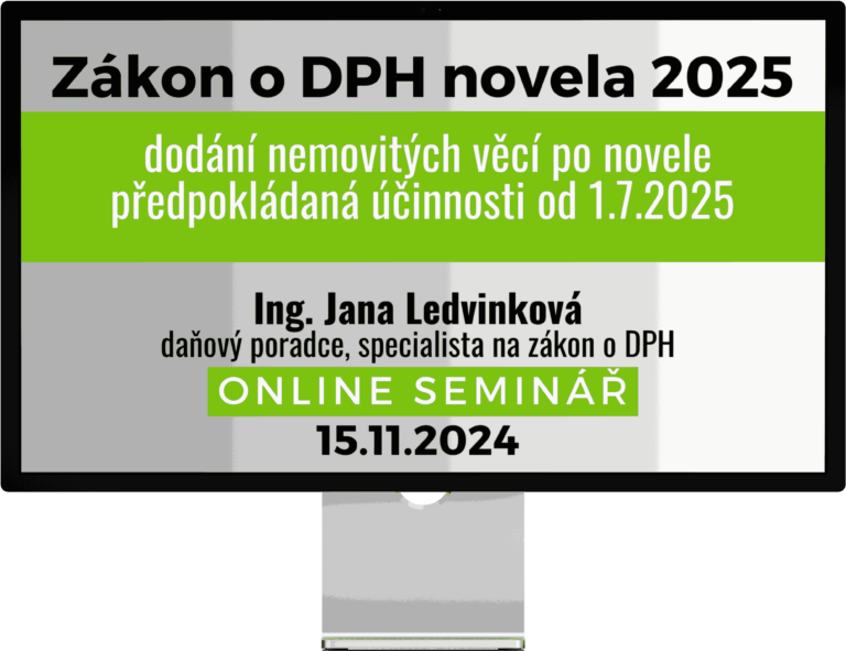 Novela zákona o DPH 2025 - dodání nemovitých věcí - školení pro účetní od AZ-DIALOG