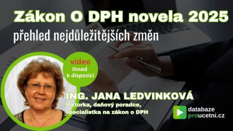 Zákon o DPH - novela 2025