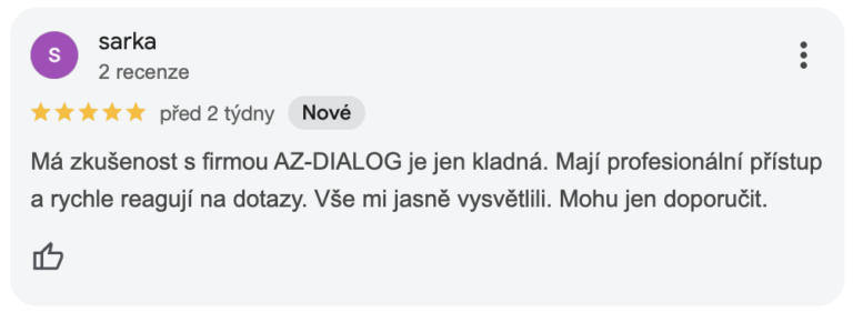 školení pro účetní, reference AZ-DIALOG 1