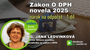 Zákon O DPH novela 2025 - nárok na odpočet, AZ-DIALOG