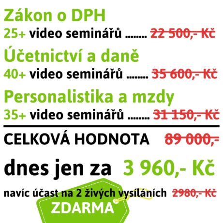 Roční předplatné video databáze + 2 online semináře