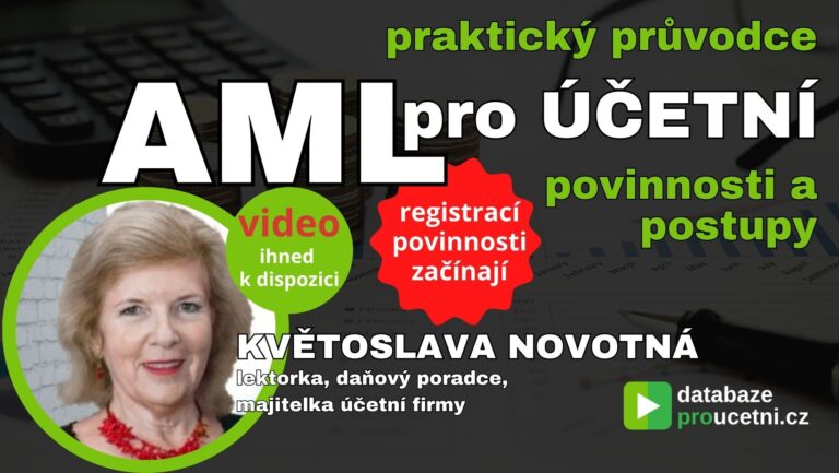 AML - informování FAÚ, povinnosti a postupy, školení pro účetní od AZ-DIALOG