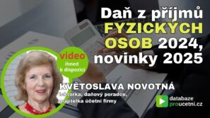 Daň z příjmů FYZICKÝCH OSOB 2024, novinky 2025, školení pro účetní od AZ-DIALOG