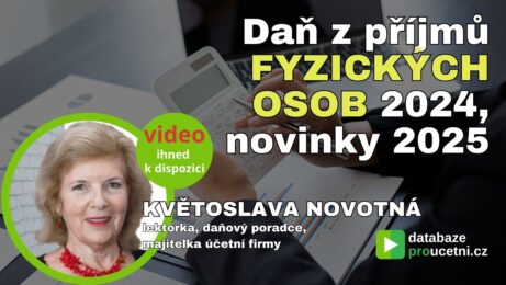 Daň z příjmů FYZICKÝCH OSOB 2024, novinky 2025, školení pro účetní od AZ-DIALOG