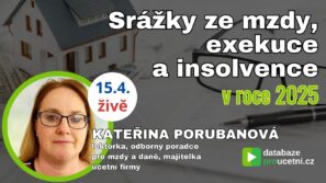 Srážky ze mzdy, exekuce a insolvence, školení pro účetní od AZ-DIALOG