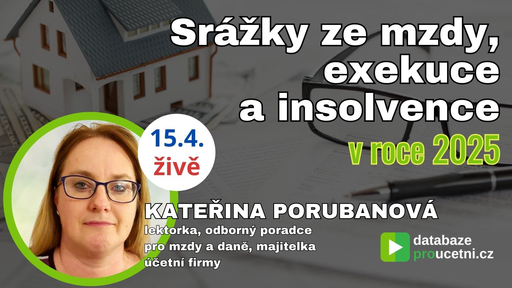 Srážky ze mzdy, exekuce a insolvence, školení pro účetní od AZ-DIALOG