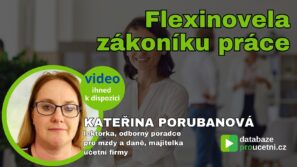 Flexi novela zákoníku práce, školení pro účetní od AZ-DIALOG