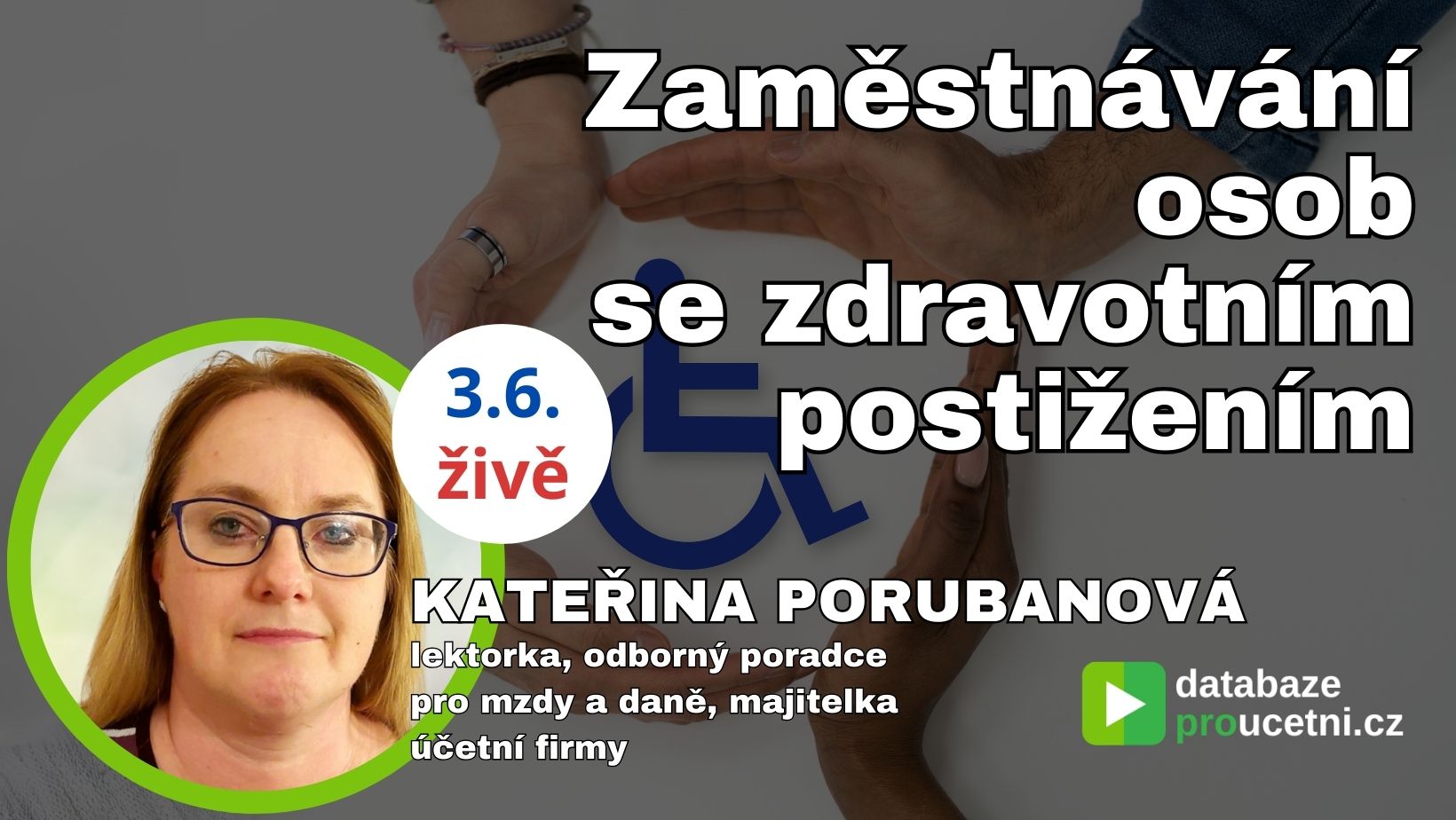 Zaměstnávání osob se zdravotním postižením, školení pro účetní od AZ-DIALOG, Kateřina Porubanová