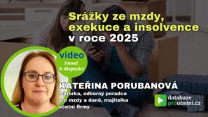 srážky ze mzdy - exekuce insolvence 2025, školení pro účetní od AZ-DIALOG