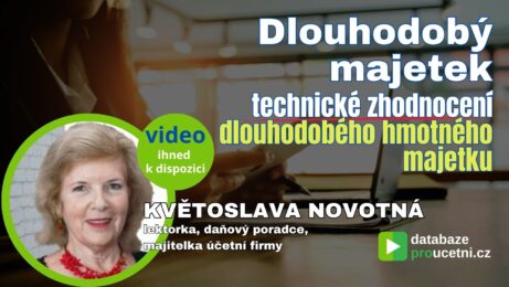 Dlouhodobý majetek - technické zhodnocení dlouhodobého hmotného majetku, školení pro účetní od AZ-DIALOG, Květoslava novotná