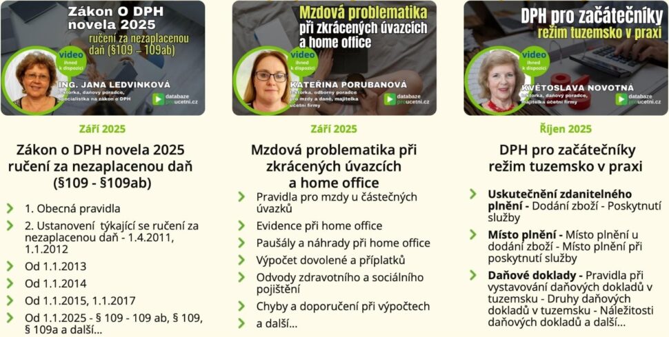 školení pro účetní od AZ-DIALOG, září-říjen