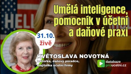 Umělá inteligence, pomocník v účetní a daňové praxi - školení pro účetní od AZ-DIALOG, Květoslava Novotná