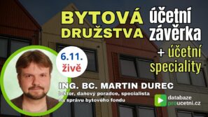 BYTOVÁ DRUŽSTVA - účetní závěrka + účetní speciality, školení pro účetní od AZ-DIALOG, Martin Durec