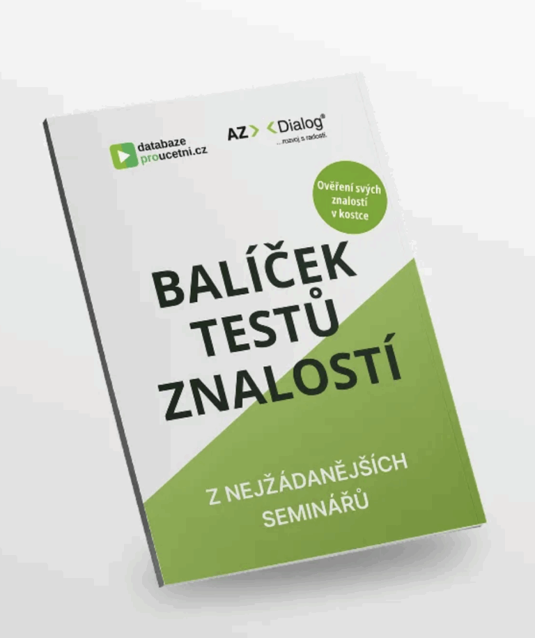Školení pro účetní od AZ-DIALOG - balíček testů