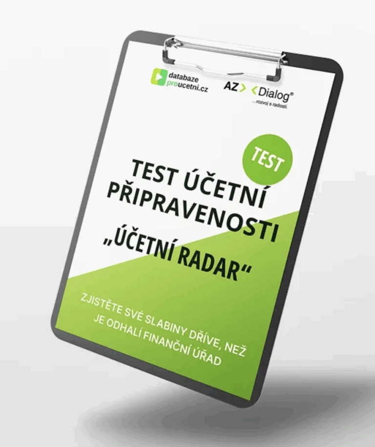 Test účetní připravenosti - ÚČETNÍ RADAR, školení pro účetní od AZ-DIALOG