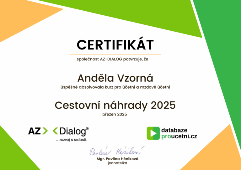 CertifikátAZ-DIALOG