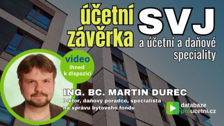 SVJ - účetní závěrka a daňové speciality, školení pro účetní od AZ-DIALOG, Martin Durec