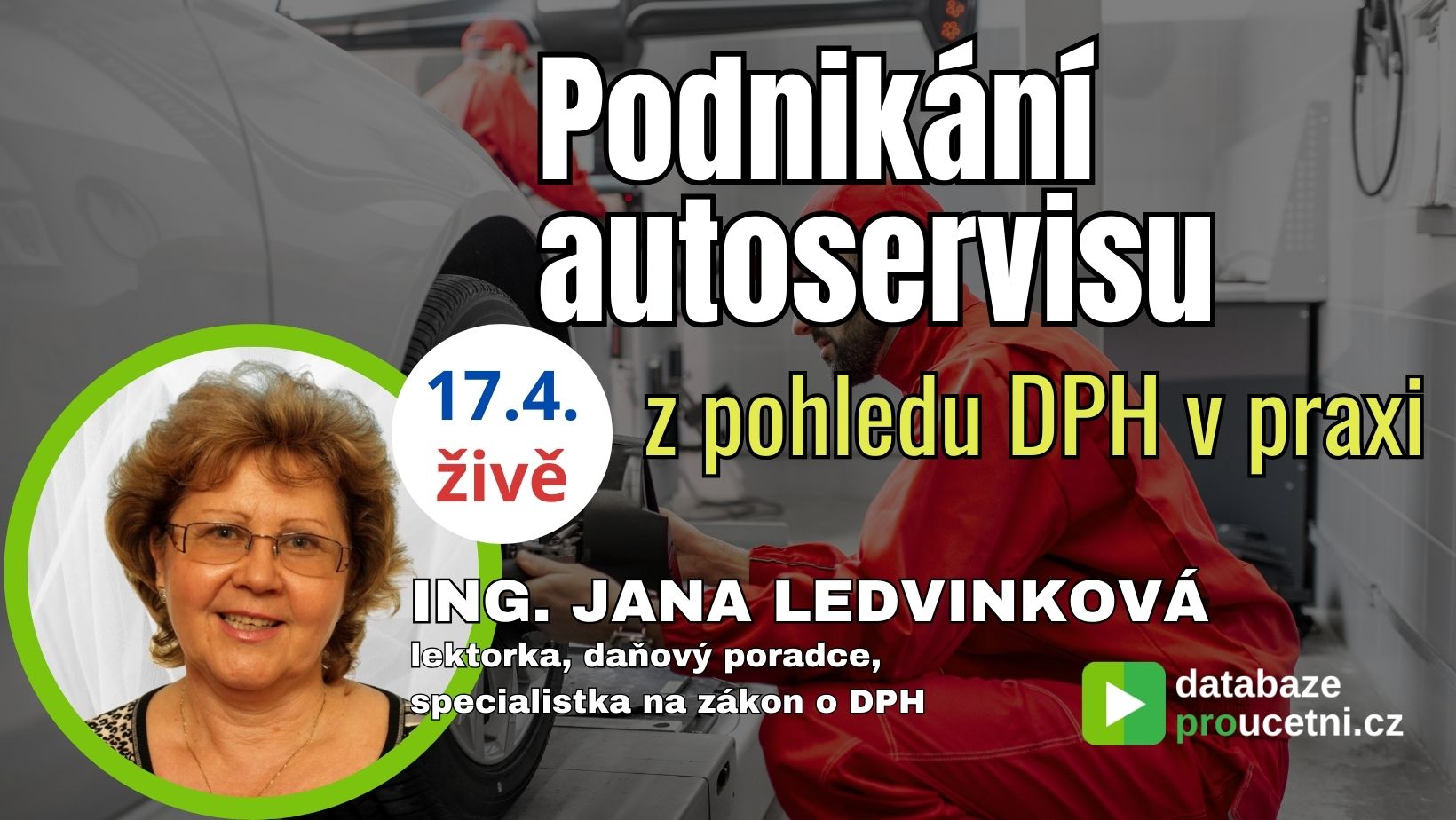 Opravy vozidel a&nbsp;DPH v&nbsp;praxi – odborný seminář