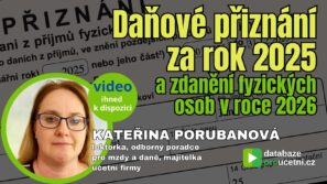 Daňové přiznání za rok 2025 a zdanění fyzických osob v roce 2026 – video seminář pro účetní