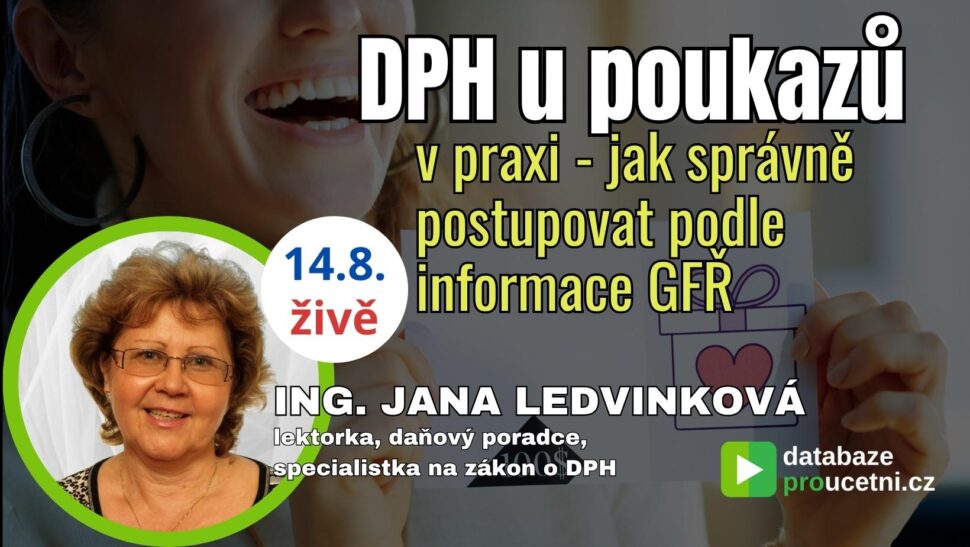 DPH u&nbsp;poukazů v&nbsp;praxi – online seminář