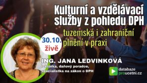 Místo plnění kulturních a vzdělávacích služeb v praxi
