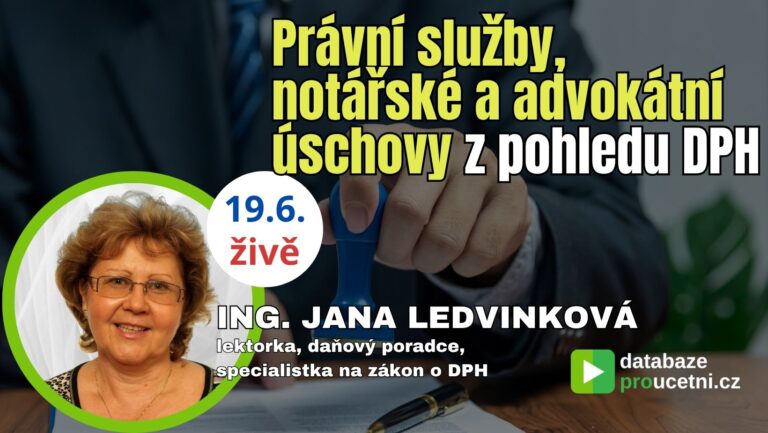 Advokátní a notářské úschovy z pohledu DPH
