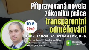 Transparentní odměňování – online seminář pro účetní, mzdové účetní a daňové poradce