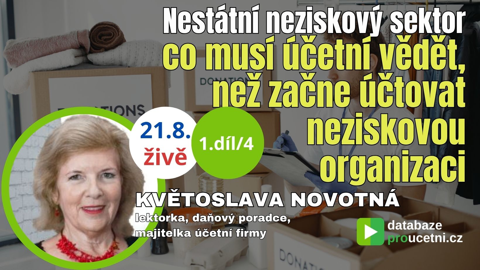 Nestátní neziskový sektor pro&nbsp;účetní – 1. díl