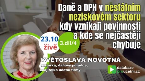 daně a DPH neziskové organizace