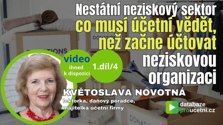 Účetnictví neziskových organizací – co musí účetní vědět před začátkem