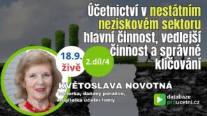 účetnictví neziskových organizací