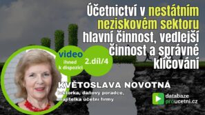 Účetnictví neziskových organizací – hlavní a vedlejší činnost a klíčování nákladů