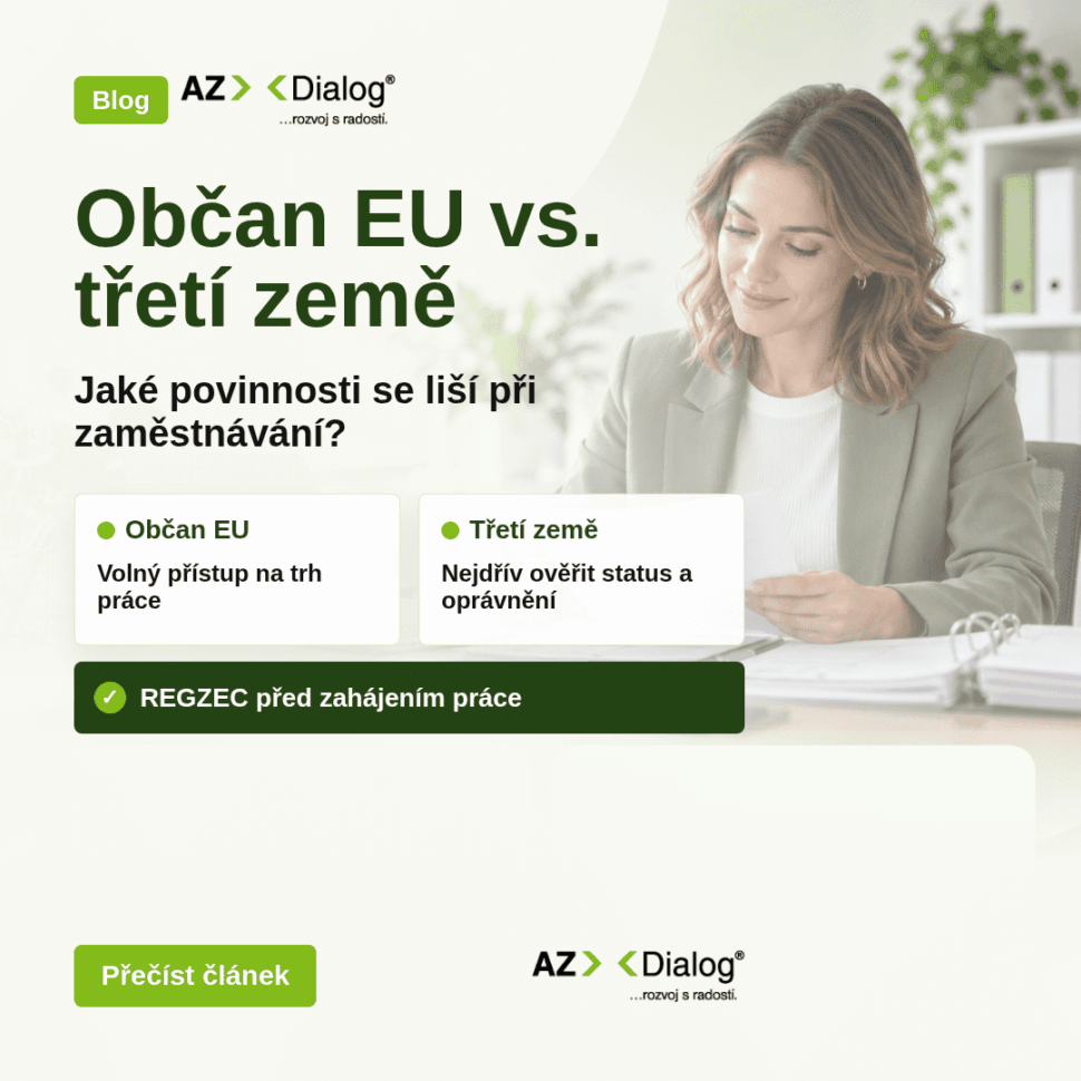 Rozdíl mezi zaměstnáváním občana EU a cizince ze třetí země