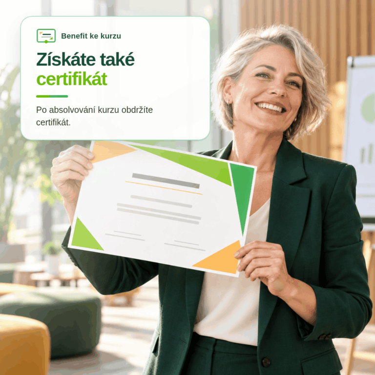Certifikát k&nbsp;absolvovaným video seminářům AZ-DIALOG